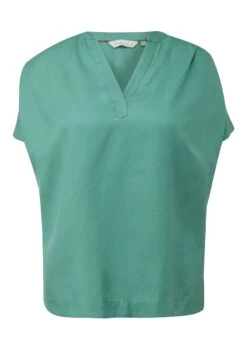 Triangle Tunika Mit Falten An Der Schulter Und V-Ausschnitt