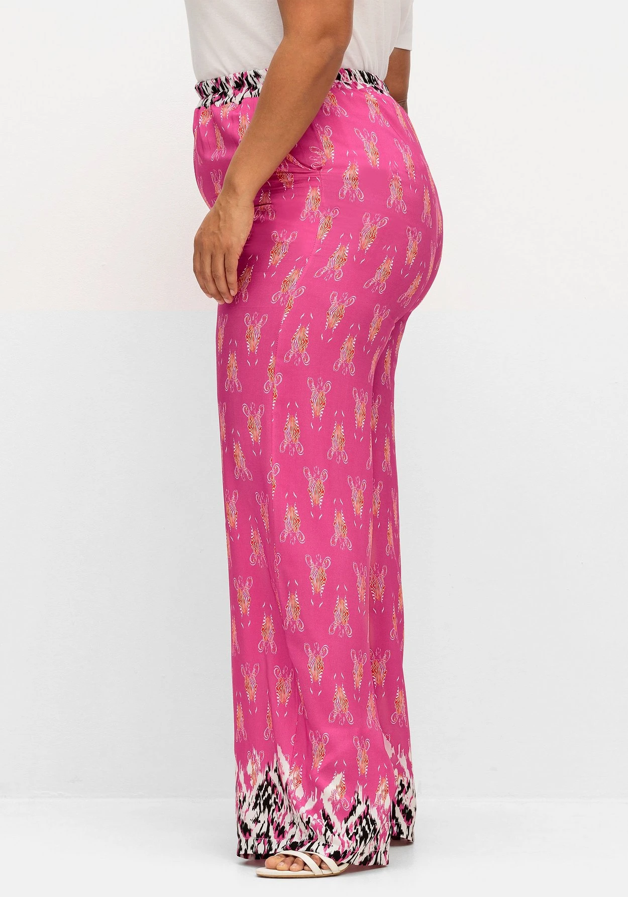 Weite Hose Mit Alloverdruck Und Gummibund 4 Weite Hose Mit Alloverdruck Und Gummibund – Bild 2