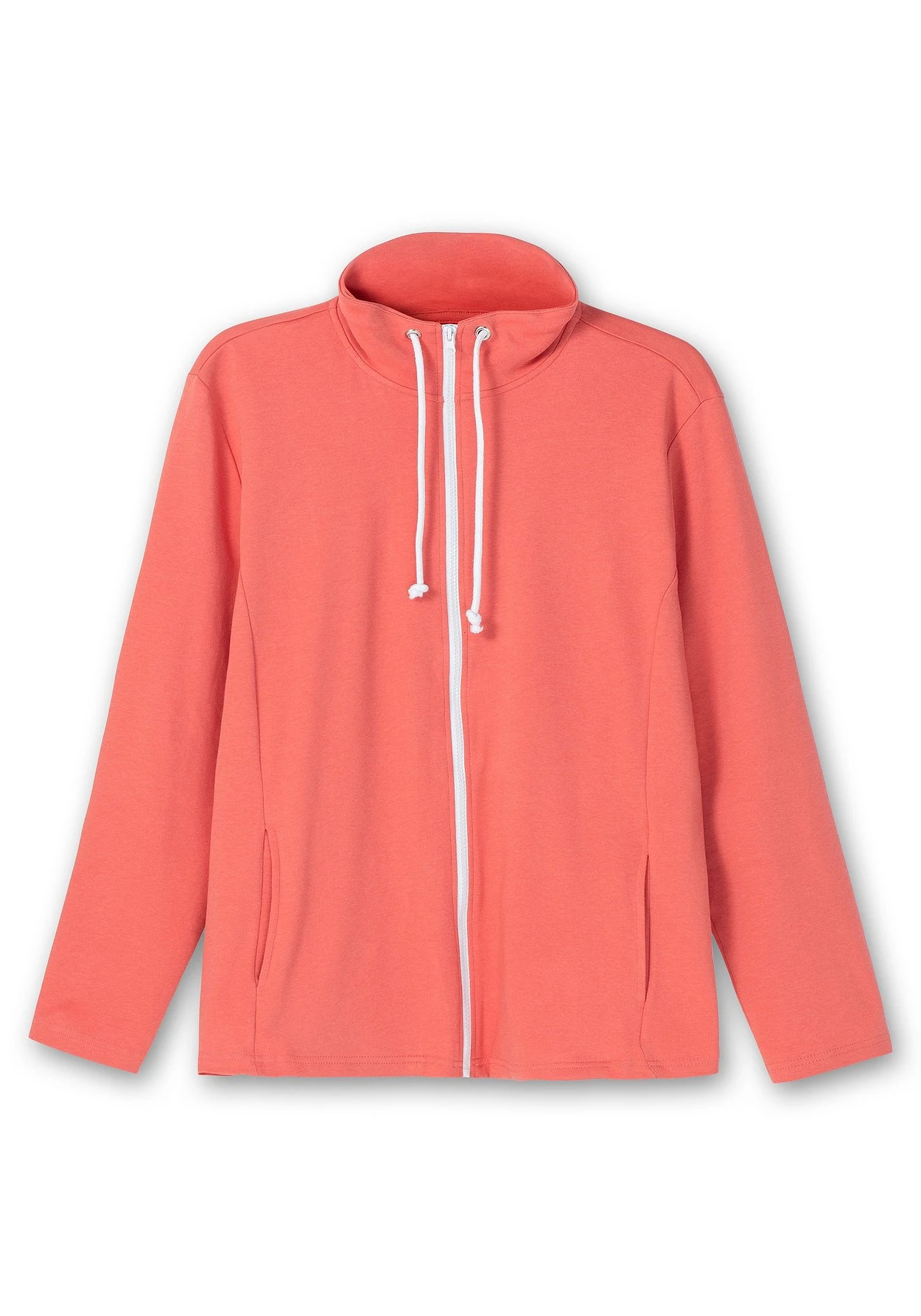 Sheego Sweatjacke Mit Stehkragen Und Kontrastdetails 5 Sheego Sweatjacke Mit Stehkragen Und Kontrastdetails – Bild 3