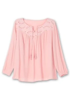 Sheego Crinkle-Tunika Mit Passe Aus Lochstickerei -Sheego Verkaufsgeschäft 15070600244 04VA2 01 SH