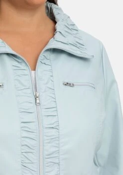 Sheego Jacke In Lederoptik, Mit Gerafften Details 12 Sheego Jacke In Lederoptik, Mit Gerafften Details -Sheego Verkaufsgeschäft 15071400020 04VGT 02 SH