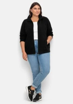 Sheego Kuschelige Fleecejacke Mit Reißverschluss -Sheego Verkaufsgeschäft 15072500289 04VDH 03 SH