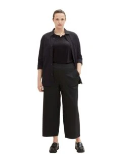 Karierte Culotte Mit Seitlichem Reißverschluss