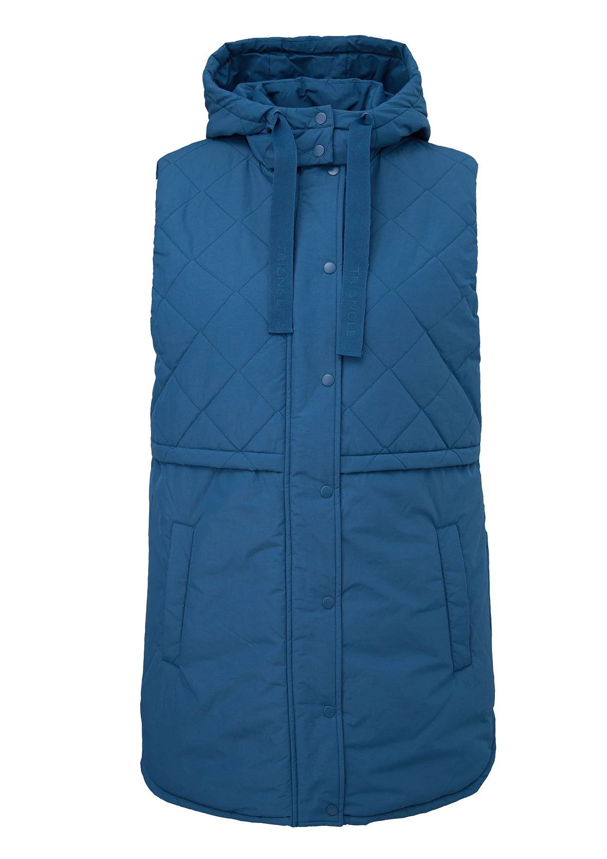 Triangle Warm Wattierte Steppweste Mit Kapuze 3 Triangle Warm Wattierte Steppweste Mit Kapuze