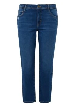 Triangle Schmale Jeans Im Used- Und Destroyed-Look